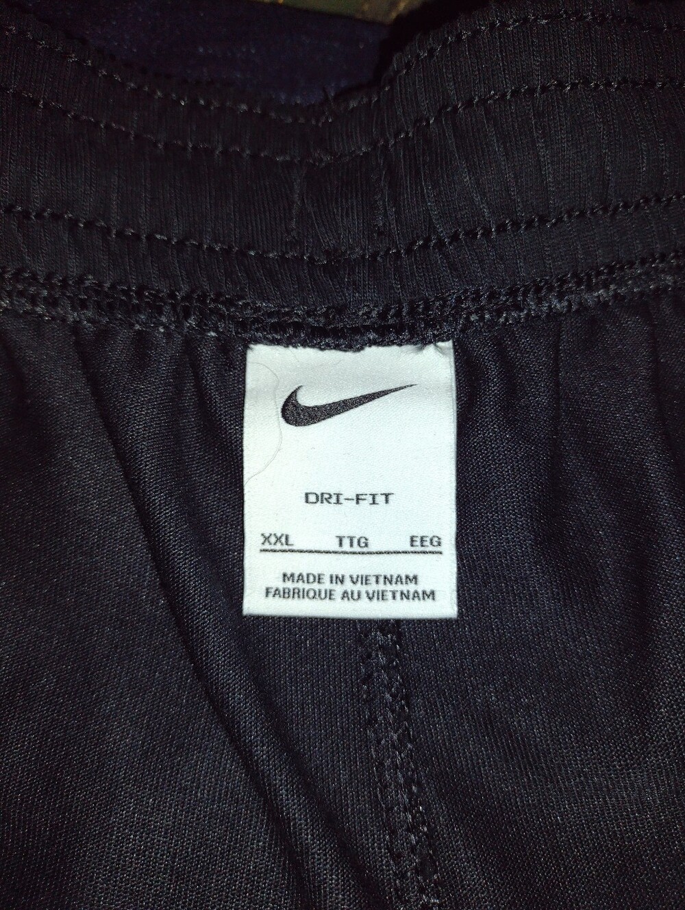 Nike Fly Womens XXL Black Dri-Fit Shorts Pull On Spell Out Zipper Pocket Swoosh - Picture 3 of 6